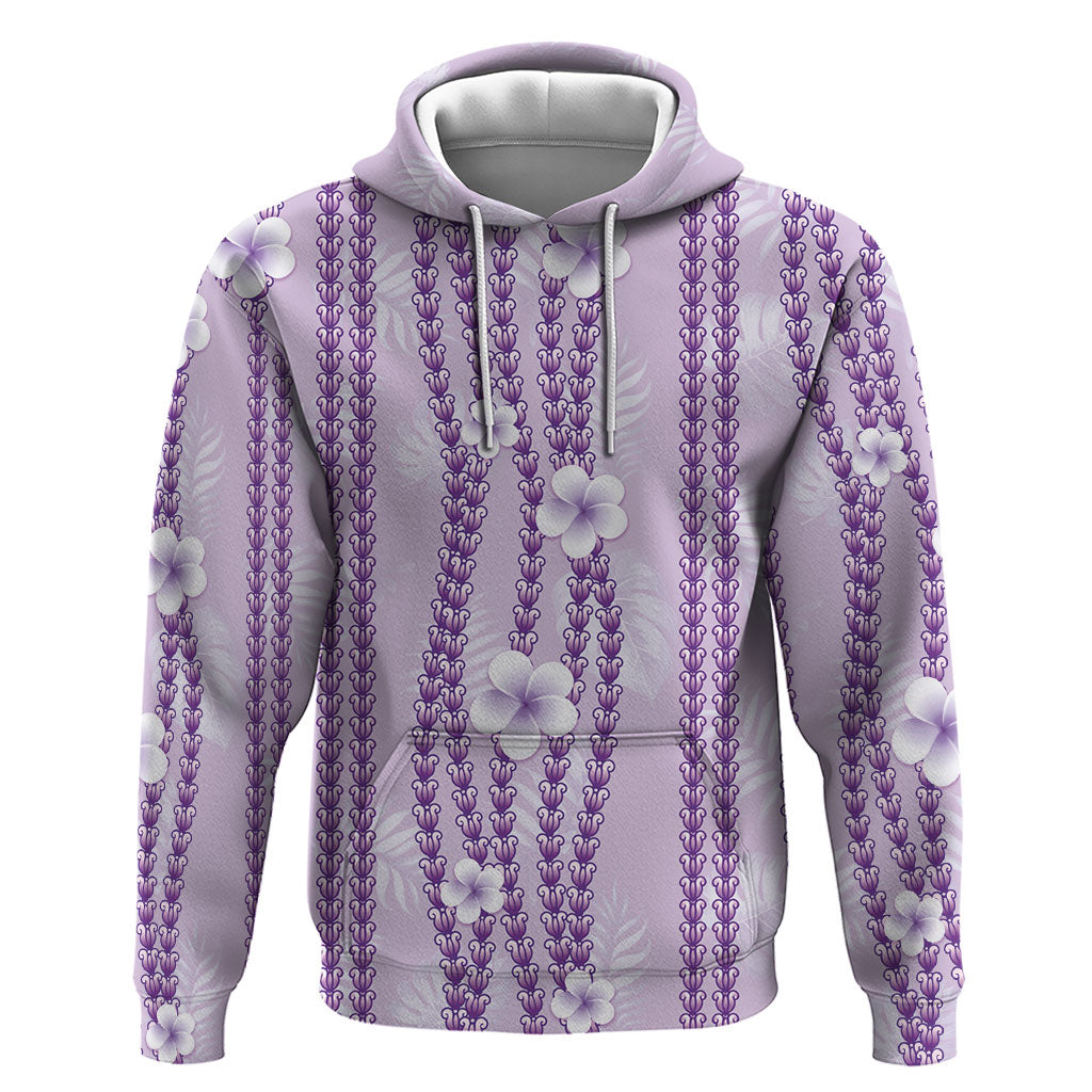 Hawaii Queen Liliuokalani Hoodie Lavender Lei Pua Kalaunu