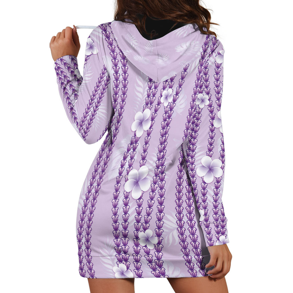 Hawaii Queen Liliuokalani Hoodie Dress Lavender Lei Pua Kalaunu LT05 - Polynesian Pride