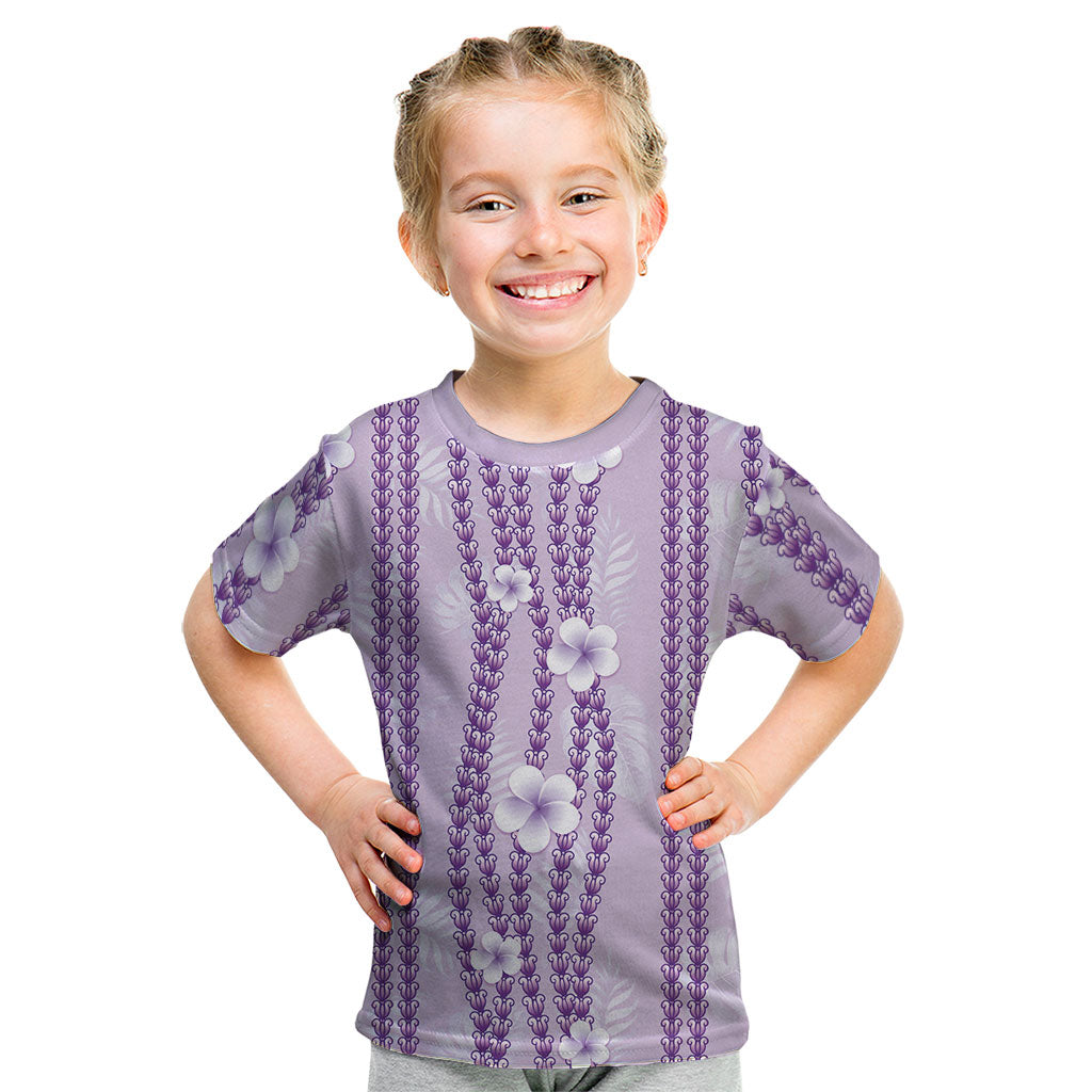 Hawaii Queen Liliuokalani Kid T Shirt Lavender Lei Pua Kalaunu