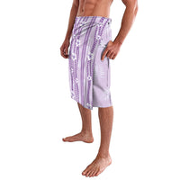 Hawaii Queen Liliuokalani Lavalava Lavender Lei Pua Kalaunu LT05 - Polynesian Pride