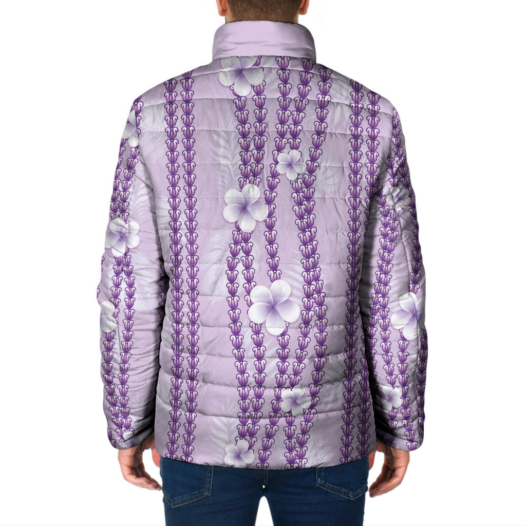 Hawaii Queen Liliuokalani Padded Jacket Lavender Lei Pua Kalaunu LT05 - Polynesian Pride