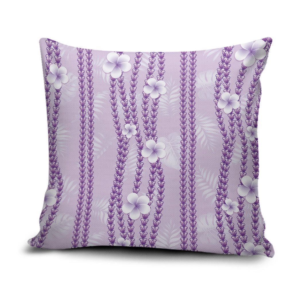 Hawaii Queen Liliuokalani Pillow Cover Lavender Lei Pua Kalaunu LT05 Lavender - Polynesian Pride