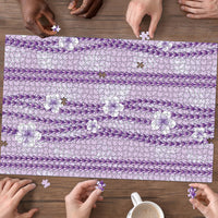 Hawaii Queen Liliuokalani Puzzle Lavender Lei Pua Kalaunu LT05 - Polynesian Pride
