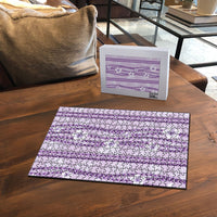 Hawaii Queen Liliuokalani Puzzle Lavender Lei Pua Kalaunu LT05 - Polynesian Pride