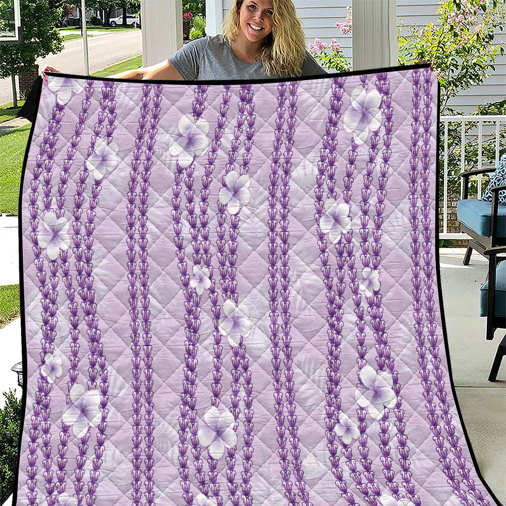 Hawaii Queen Liliuokalani Quilt Lavender Lei Pua Kalaunu