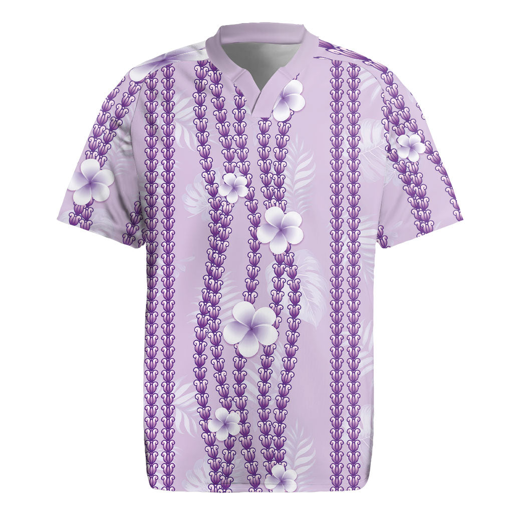 Hawaii Queen Liliuokalani Rugby Jersey Lavender Lei Pua Kalaunu LT05 Lavender - Polynesian Pride