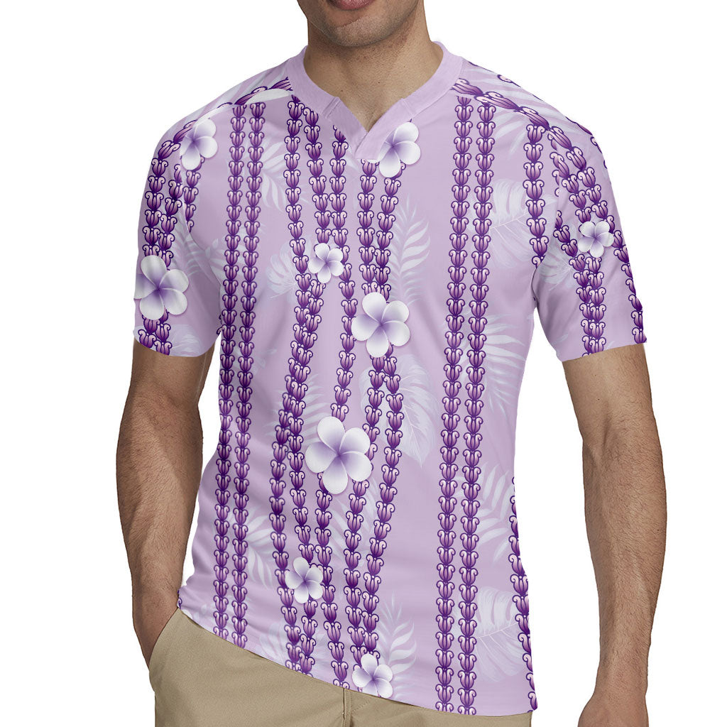 Hawaii Queen Liliuokalani Rugby Jersey Lavender Lei Pua Kalaunu LT05 - Polynesian Pride