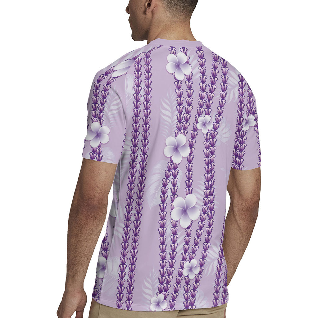 Hawaii Queen Liliuokalani Rugby Jersey Lavender Lei Pua Kalaunu LT05 - Polynesian Pride