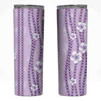 Hawaii Queen Liliuokalani Skinny Tumbler Lavender Lei Pua Kalaunu LT05 Lavender - Polynesian Pride