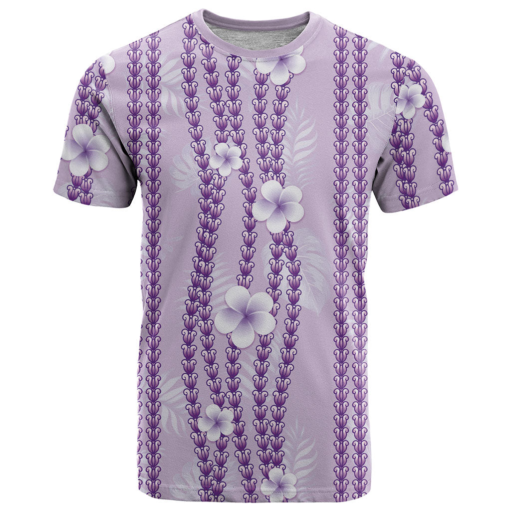 Hawaii Queen Liliuokalani T Shirt Lavender Lei Pua Kalaunu