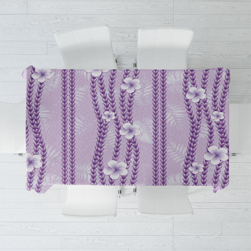 Hawaii Queen Liliuokalani Tablecloth Lavender Lei Pua Kalaunu LT05 Lavender - Polynesian Pride