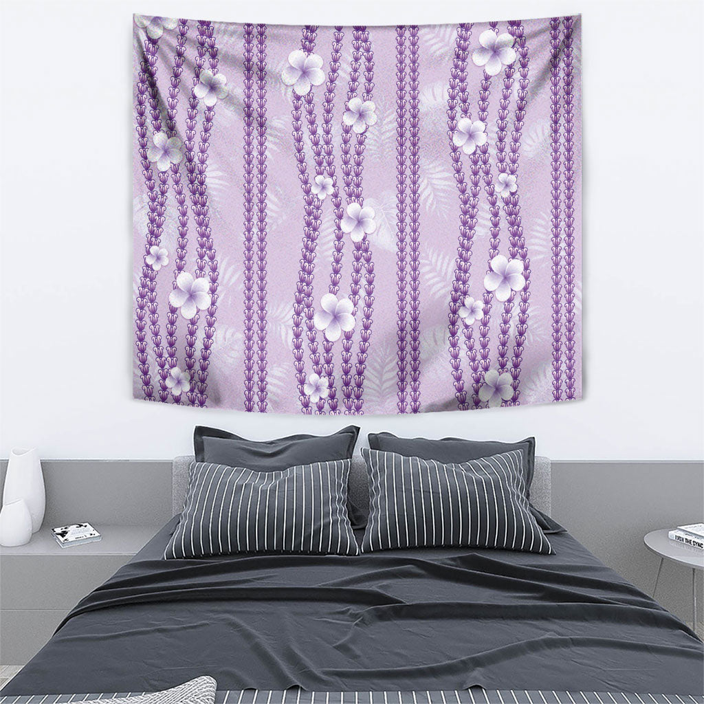 Hawaii Queen Liliuokalani Tapestry Lavender Lei Pua Kalaunu LT05 - Polynesian Pride