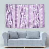 Hawaii Queen Liliuokalani Tapestry Lavender Lei Pua Kalaunu LT05 - Polynesian Pride