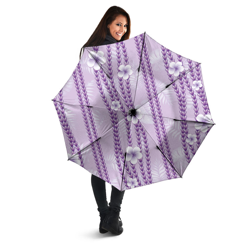 Hawaii Queen Liliuokalani Umbrella Lavender Lei Pua Kalaunu LT05 - Polynesian Pride