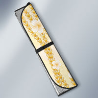 Hawaii Queen Liliuokalani Auto Sun Shade Gold Lei Pua Kalaunu LT05 - Polynesian Pride