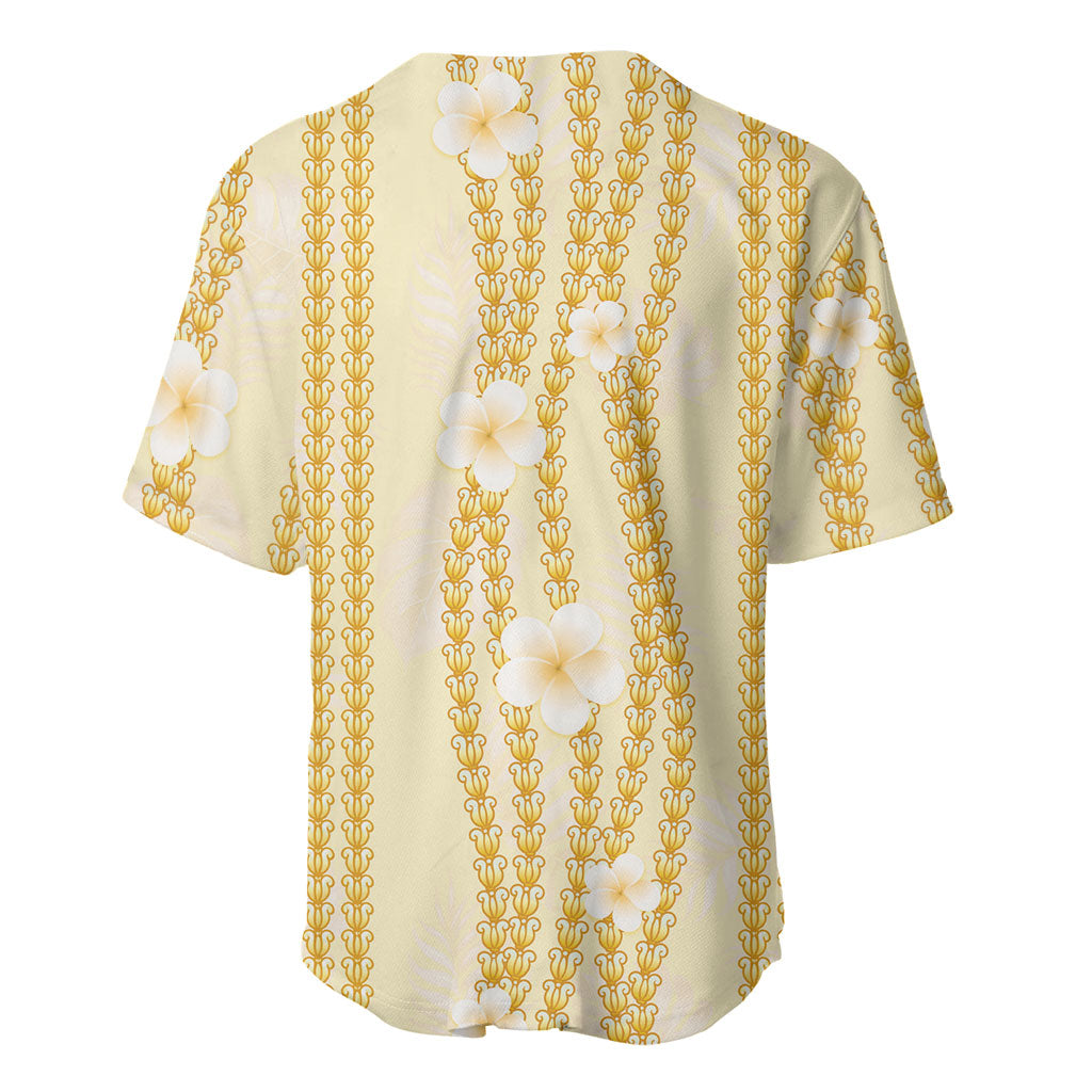 Hawaii Queen Liliuokalani Baseball Jersey Gold Lei Pua Kalaunu LT05 - Polynesian Pride