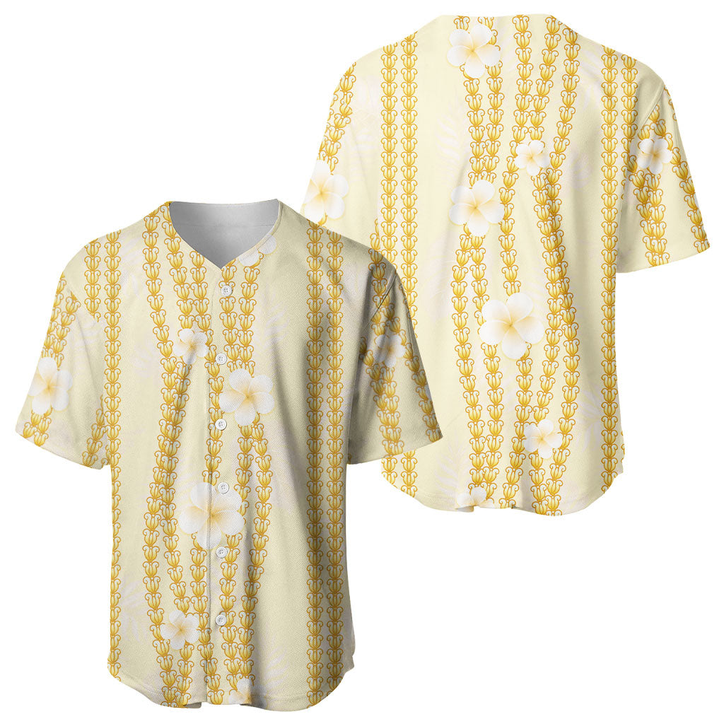 Hawaii Queen Liliuokalani Baseball Jersey Gold Lei Pua Kalaunu LT05 - Polynesian Pride