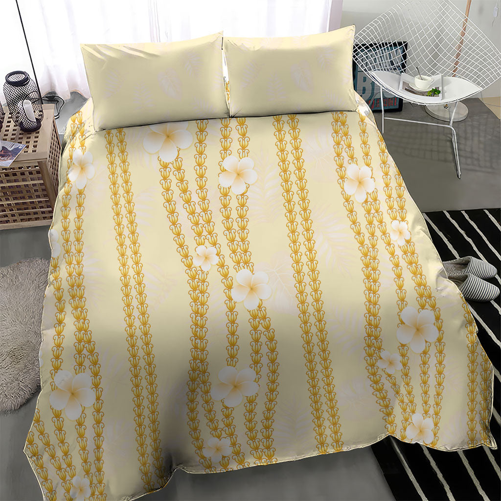Hawaii Queen Liliuokalani Bedding Set Gold Lei Pua Kalaunu LT05 - Polynesian Pride