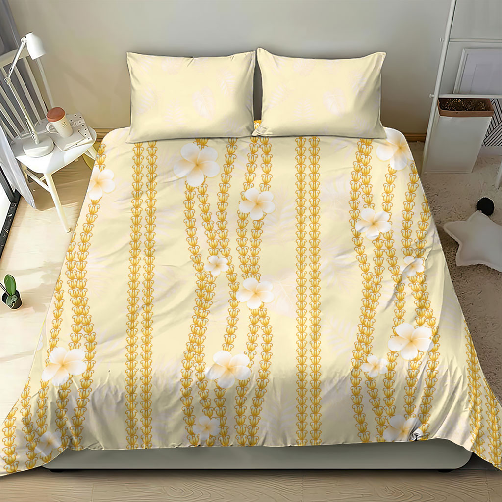 Hawaii Queen Liliuokalani Bedding Set Gold Lei Pua Kalaunu LT05 - Polynesian Pride