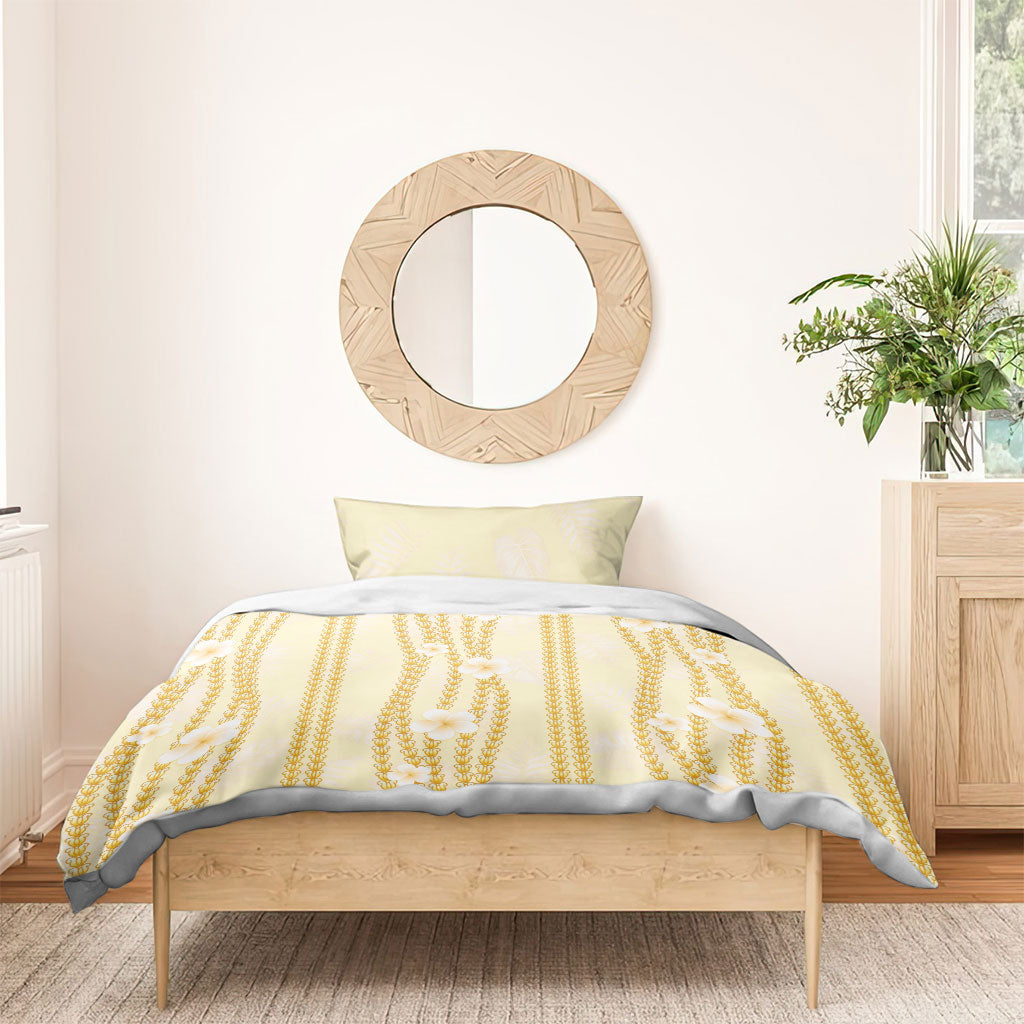Hawaii Queen Liliuokalani Bedding Set Gold Lei Pua Kalaunu LT05 - Polynesian Pride
