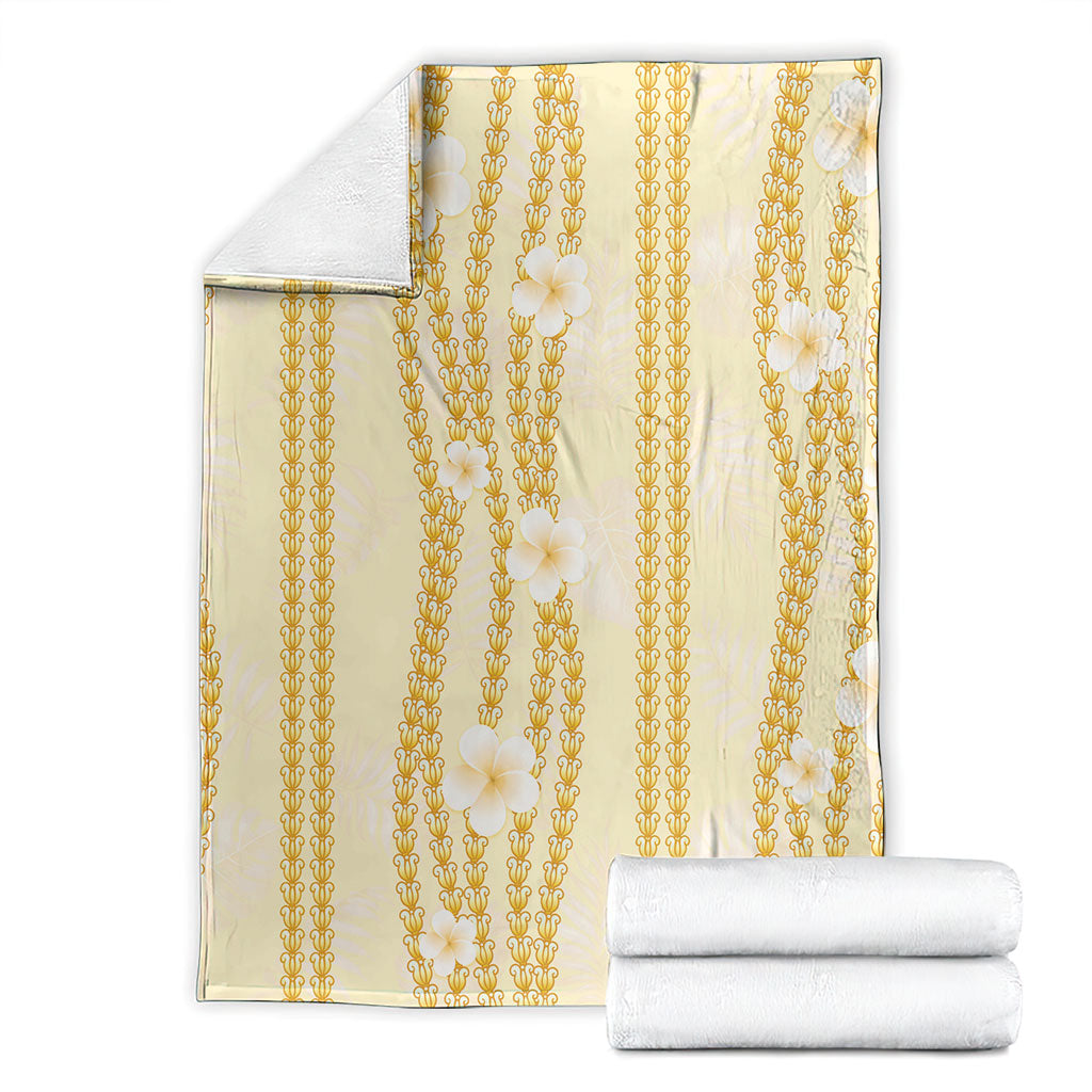 Hawaii Queen Liliuokalani Blanket Gold Lei Pua Kalaunu LT05 - Polynesian Pride