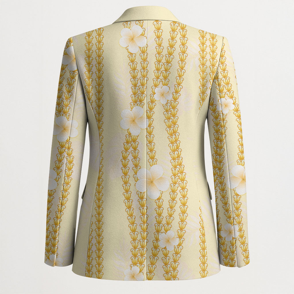 Hawaii Queen Liliuokalani Blazer Gold Lei Pua Kalaunu LT05 - Polynesian Pride