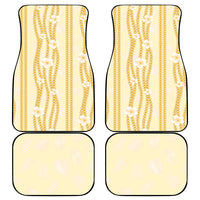 Hawaii Queen Liliuokalani Car Mats Gold Lei Pua Kalaunu LT05 - Polynesian Pride