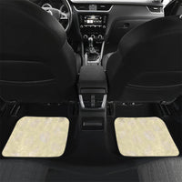 Hawaii Queen Liliuokalani Car Mats Gold Lei Pua Kalaunu LT05 Set 2pcs - Back Gold - Polynesian Pride