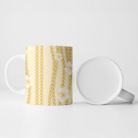 Hawaii Queen Liliuokalani Ceramic Mug Gold Lei Pua Kalaunu LT05 - Polynesian Pride