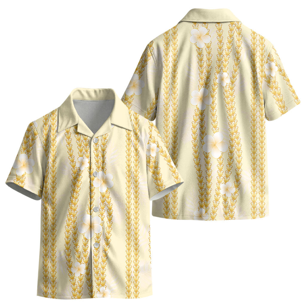 Hawaii Queen Liliuokalani Kid Hawaiian Shirt Gold Lei Pua Kalaunu LT05 - Polynesian Pride
