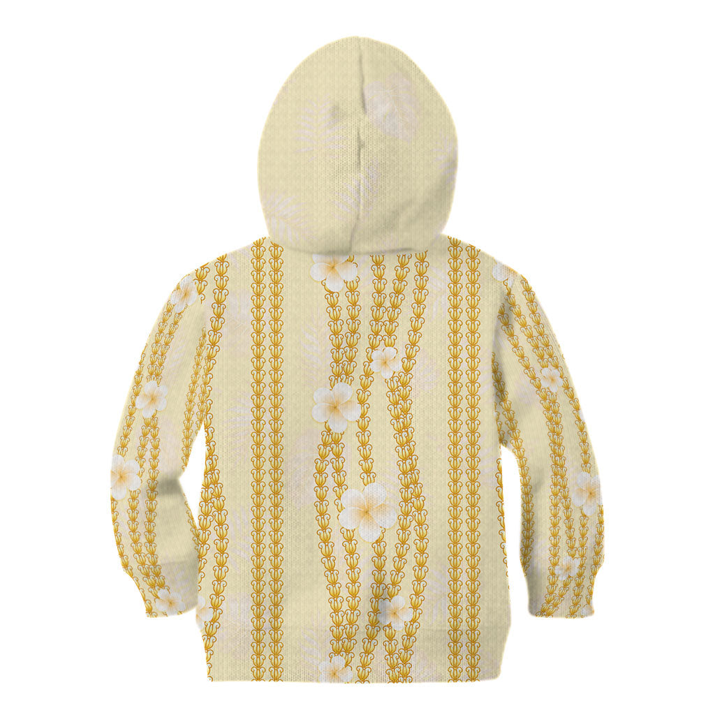 Hawaii Queen Liliuokalani Kid Hoodie Gold Lei Pua Kalaunu LT05 - Polynesian Pride