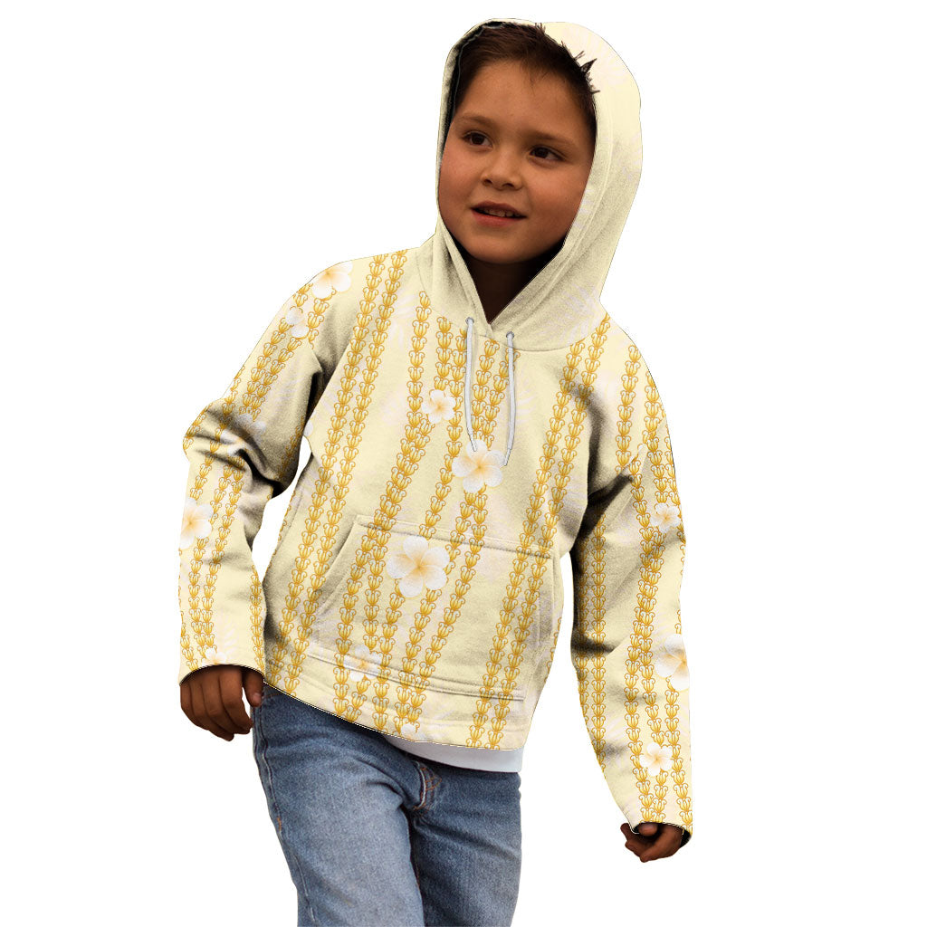 Hawaii Queen Liliuokalani Kid Hoodie Gold Lei Pua Kalaunu LT05 - Polynesian Pride