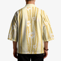 Hawaii Queen Liliuokalani Kimono Gold Lei Pua Kalaunu LT05 - Polynesian Pride