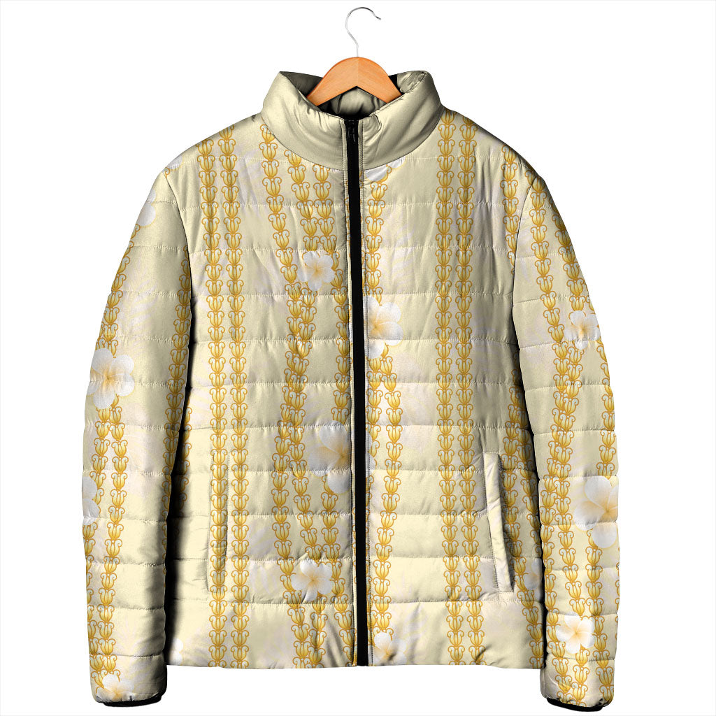Hawaii Queen Liliuokalani Padded Jacket Gold Lei Pua Kalaunu LT05 - Polynesian Pride