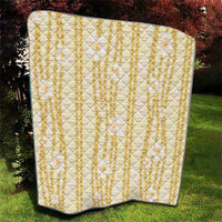 Hawaii Queen Liliuokalani Quilt Gold Lei Pua Kalaunu LT05 - Polynesian Pride