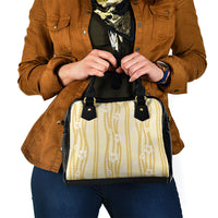Hawaii Queen Liliuokalani Shoulder Handbag Gold Lei Pua Kalaunu LT05 - Polynesian Pride