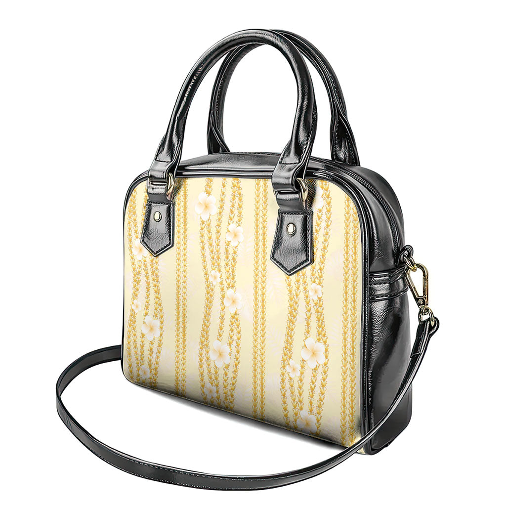 Hawaii Queen Liliuokalani Shoulder Handbag Gold Lei Pua Kalaunu LT05 - Polynesian Pride