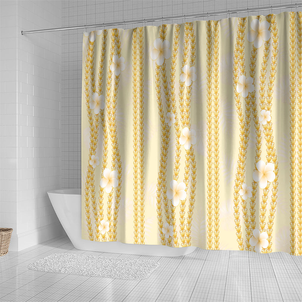 Hawaii Queen Liliuokalani Shower Curtain Gold Lei Pua Kalaunu LT05 - Polynesian Pride