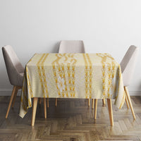 Hawaii Queen Liliuokalani Tablecloth Gold Lei Pua Kalaunu LT05 - Polynesian Pride