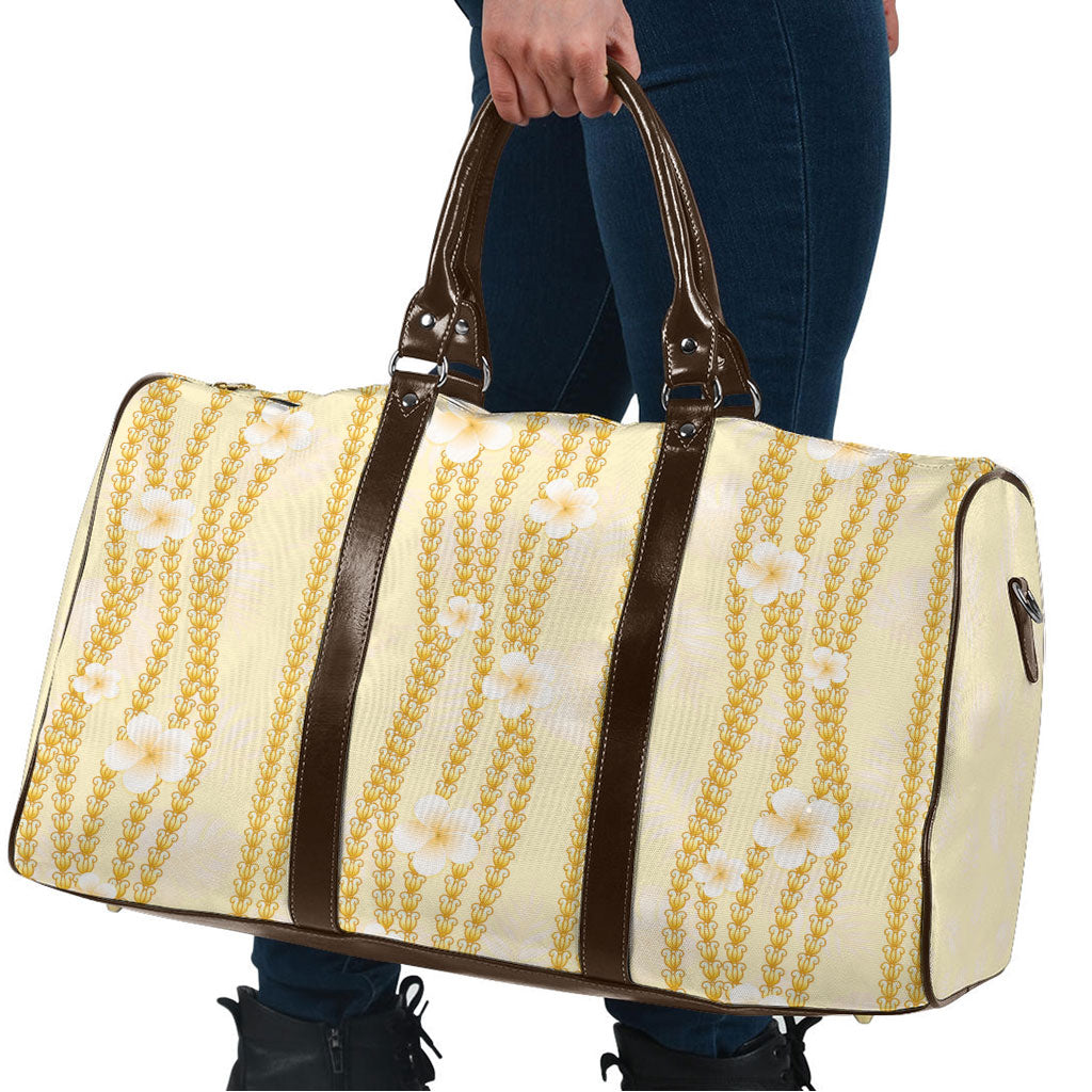 Hawaii Queen Liliuokalani Travel Bag Gold Lei Pua Kalaunu LT05 - Polynesian Pride
