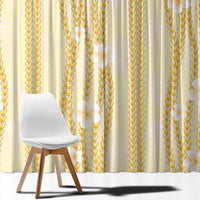 Hawaii Queen Liliuokalani Window Curtain Gold Lei Pua Kalaunu LT05 - Polynesian Pride