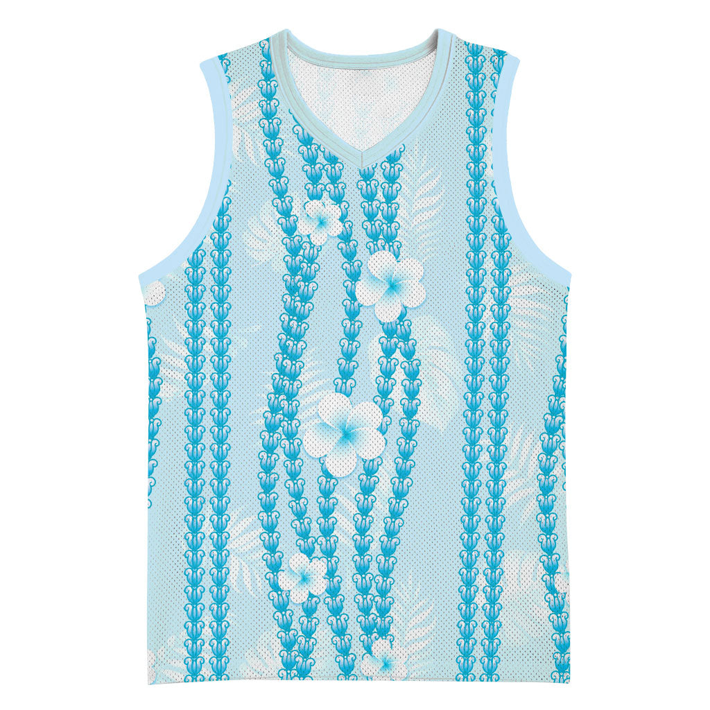 Hawaii Queen Liliuokalani Basketball Jersey Blue Lei Pua Kalaunu LT05 Unisex Blue - Polynesian Pride