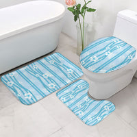 Hawaii Queen Liliuokalani Bathroom Set Blue Lei Pua Kalaunu LT05 - Polynesian Pride