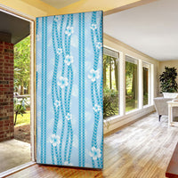 Hawaii Queen Liliuokalani Door Cover Blue Lei Pua Kalaunu LT05 - Polynesian Pride
