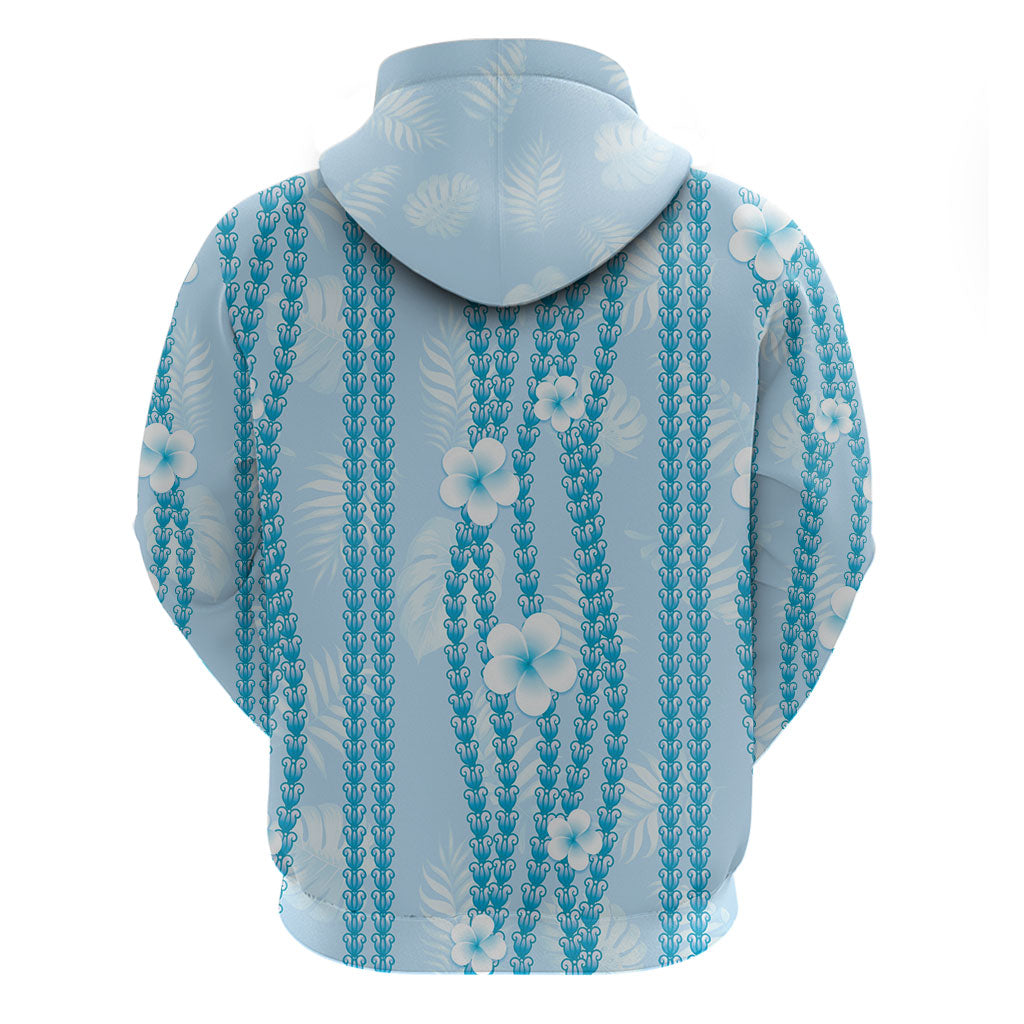 Hawaii Queen Liliuokalani Hoodie Blue Lei Pua Kalaunu LT05 - Polynesian Pride