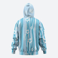 Hawaii Queen Liliuokalani Hoodie Blue Lei Pua Kalaunu LT05 - Polynesian Pride