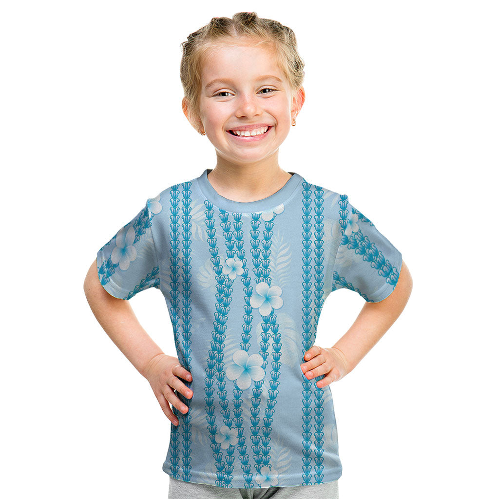 Hawaii Queen Liliuokalani Kid T Shirt Blue Lei Pua Kalaunu