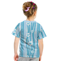 Hawaii Queen Liliuokalani Kid T Shirt Blue Lei Pua Kalaunu LT05 - Polynesian Pride