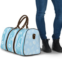 Hawaii Queen Liliuokalani Travel Bag Blue Lei Pua Kalaunu LT05 - Polynesian Pride