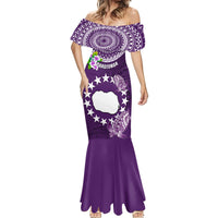 Personalized Cook Islands Rarotonga Mermaid Dress Coat Of Arms Plumeria Polynesian Turtle LT05 - Polynesian Pride